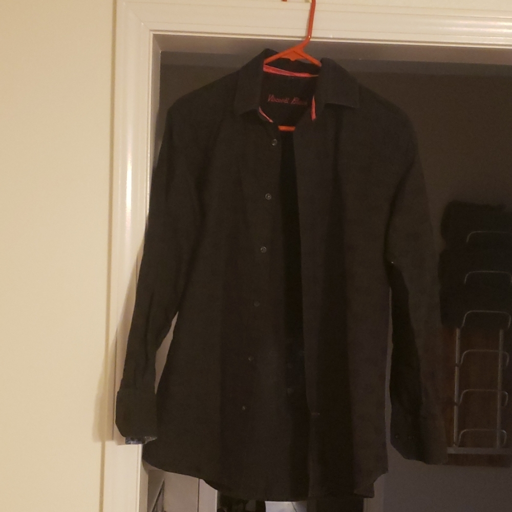 Adult sm black button down
